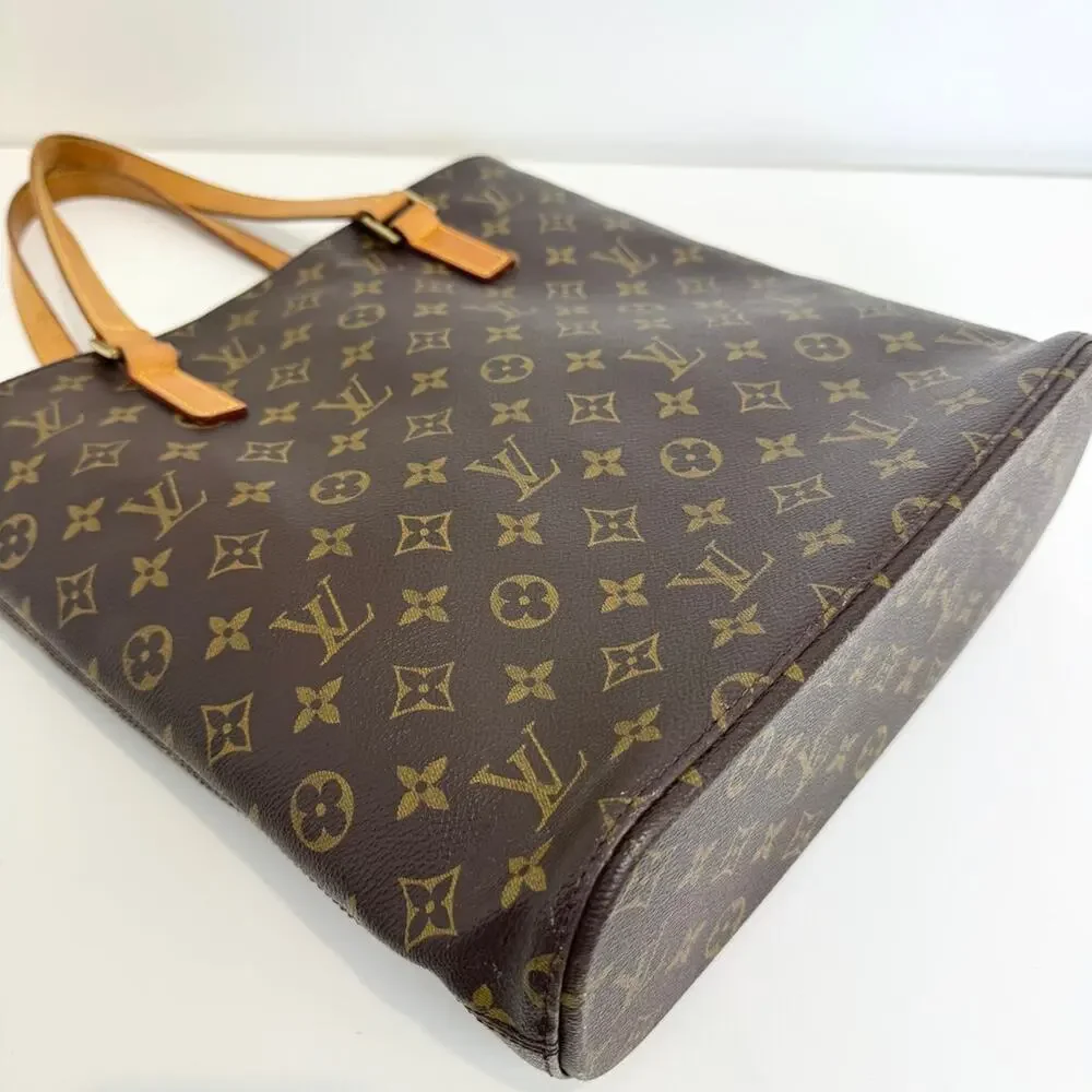 Louis Vuitton Brown Monogram Canvas Vavin GM Tote Bag LV Leather Shoulder Bag